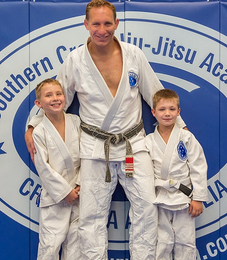 Rodney with his two sons in 2019